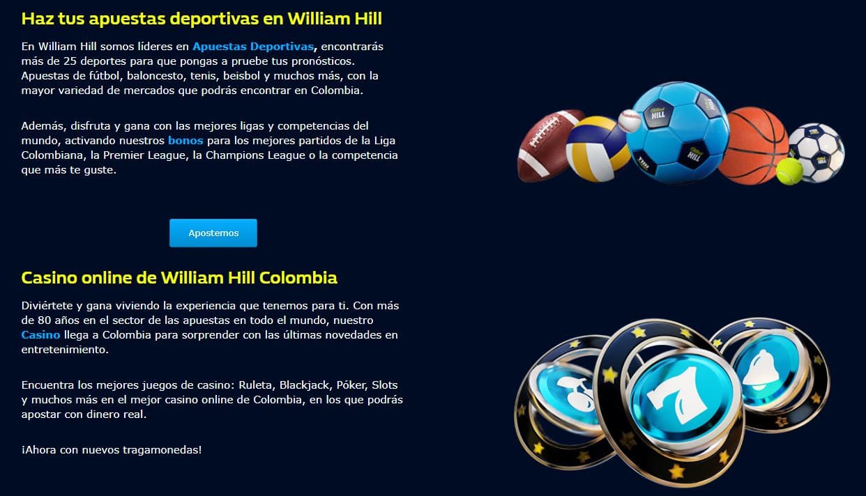 codigo Promocional William Hill Colombia