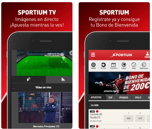 Sportium app