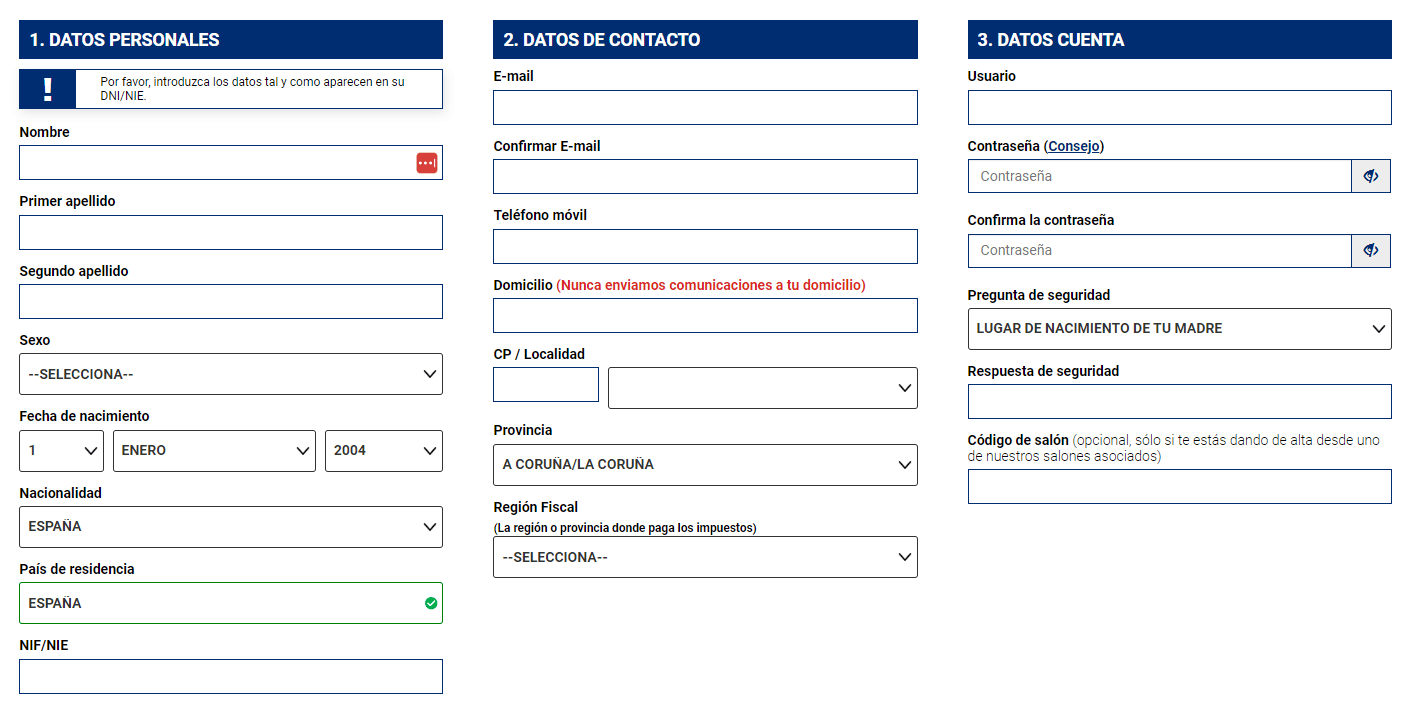 Jokerbet registro